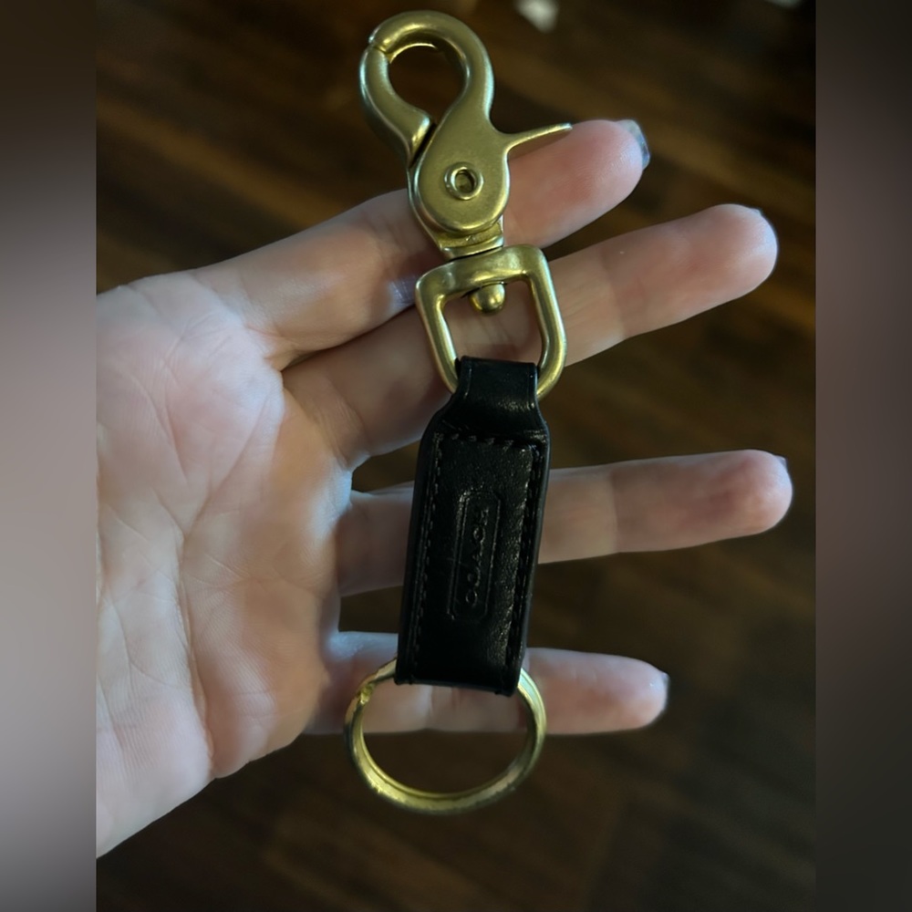 Vintage Coach Snap keychain